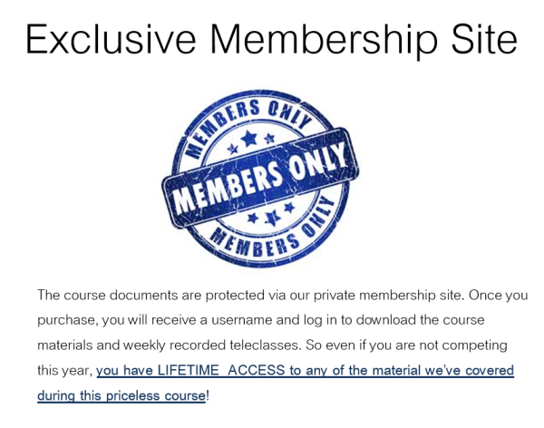 Membership site