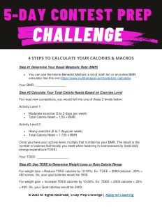 4 Steps To Calculate Your Calories Macros Kimberly Doehnert